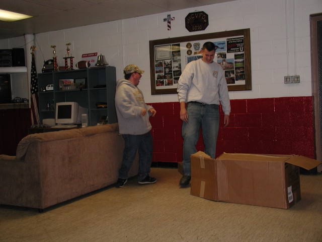 It's Benny in the box!!